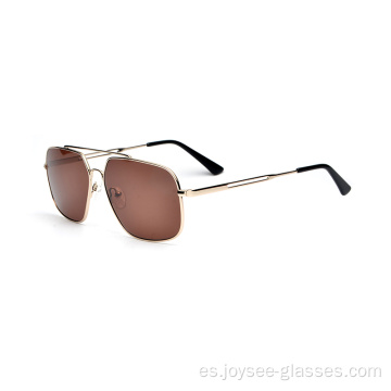 Gafas de sol de metal de alta calidad de alta calidad de rango de precio superior de fábrica para unisex